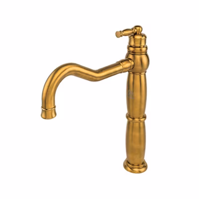 شیر ظرفشویی  قهرمان مدل آنتیک طلایی مات