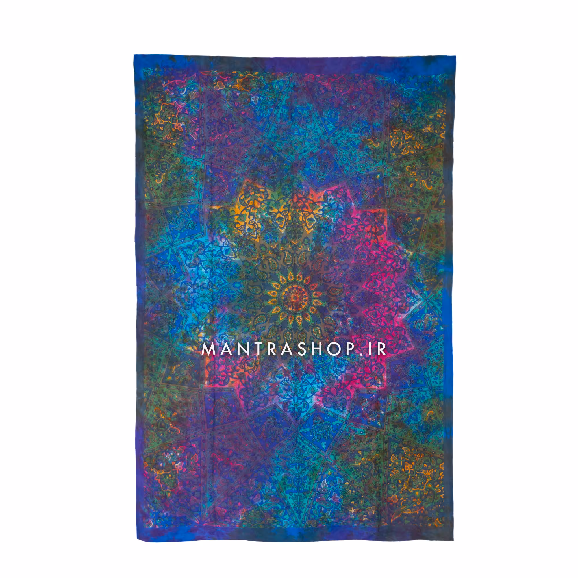 بکدراپ تپستری هندی طرح ماندالا (روتختی یک نفره) کد 283