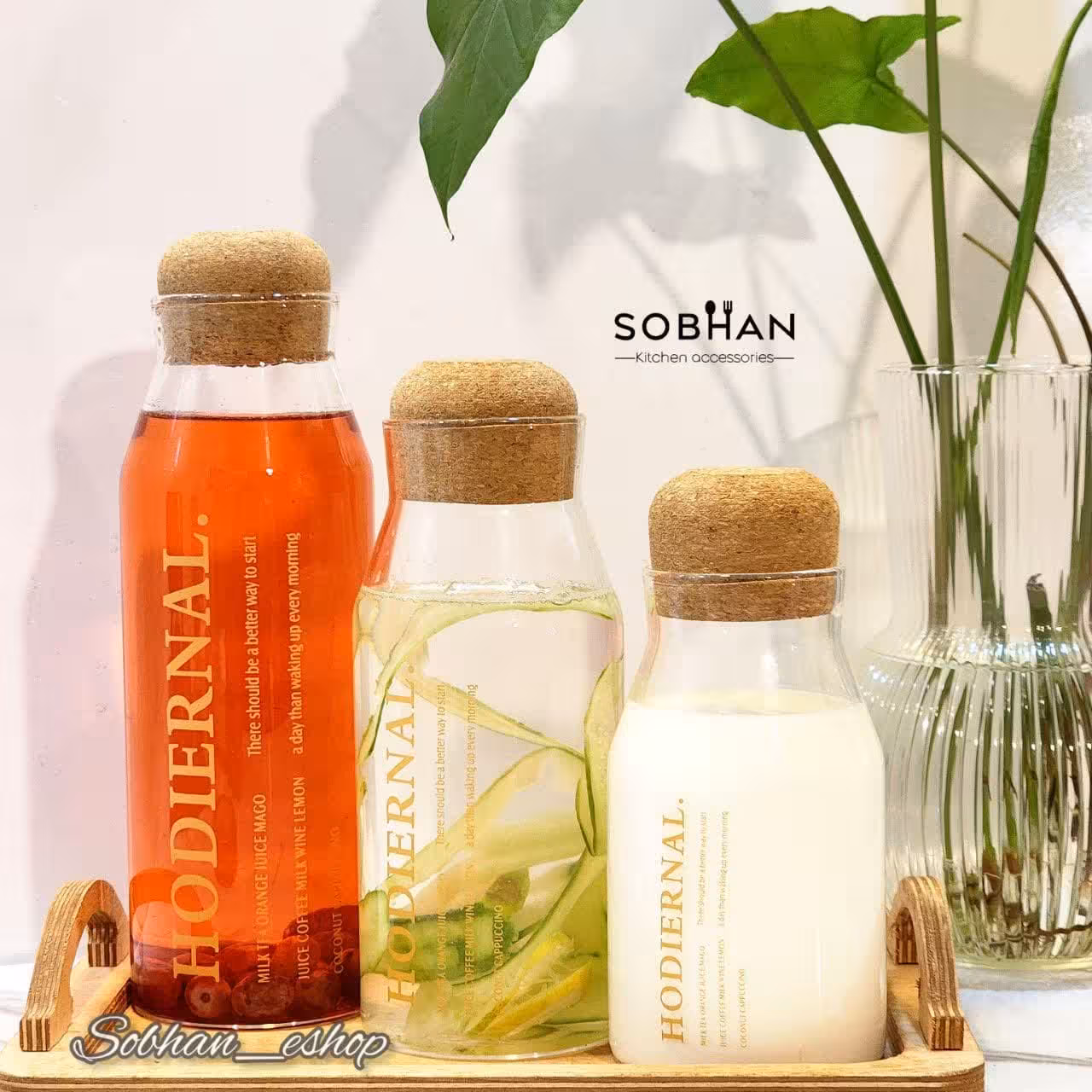 بطری پیرکس شیشه ای فرانسوی