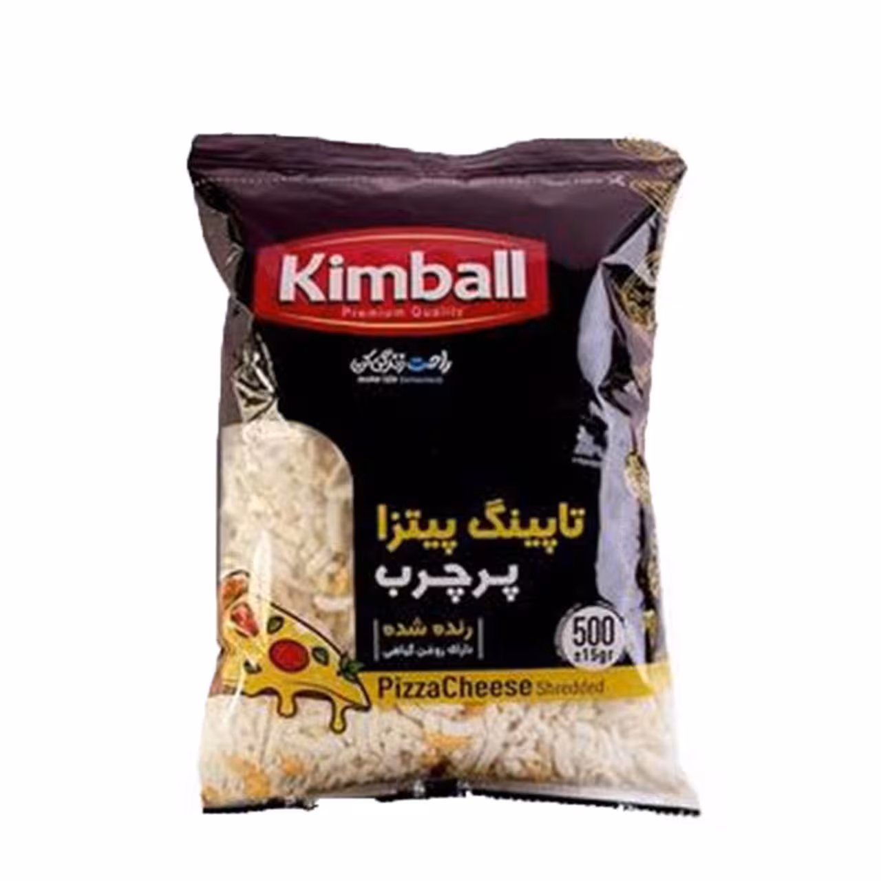 پنیر پیتزای پروسس رنده شده کیمبال 180 گرمی