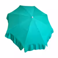 سایه بان قطر دو متر با پارچه نانو طرح ساده آب گریز رنگ سبز،مسافرتی