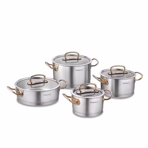 سرویس قابلمه 8 پارچه مدل پرولین A1149 کرکماز / KORKMAZ A1149 PROLINE POT SERVICE