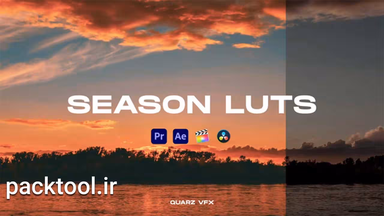 دانلود پروژه داوینچی ریزالو پریست رنگ Season LUTs Color Presets - پک تول