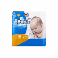 پوشک بچه سایز 2 (3-6 کیلوگرم) بارلی 16 عددی