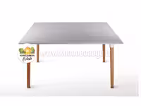 میز مستطیل پایه راش