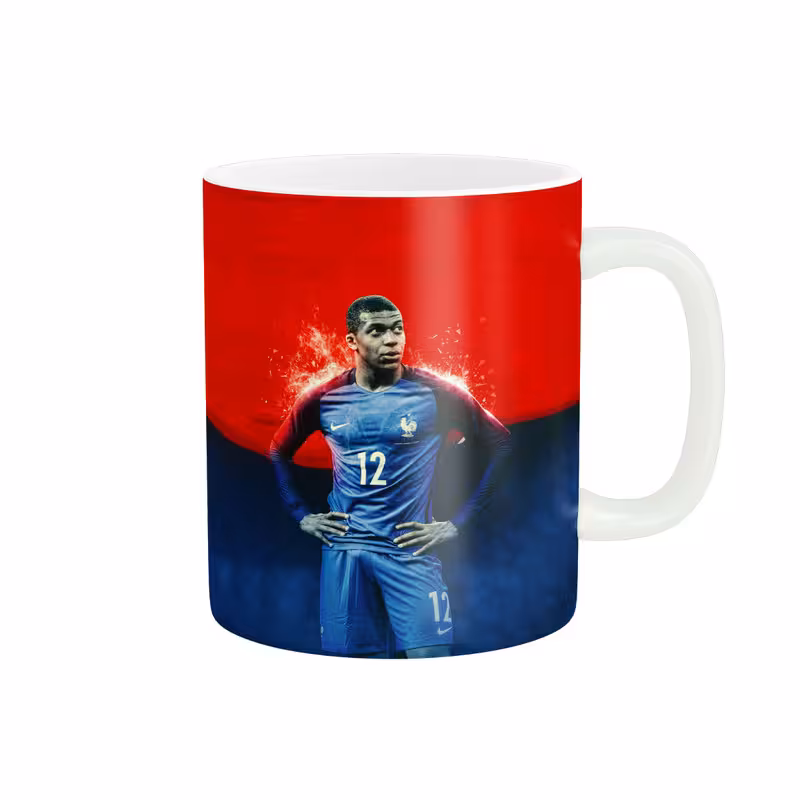 ماگ زیگورات مدل کیلیان امباپه Kylian Mbappé کد 1138