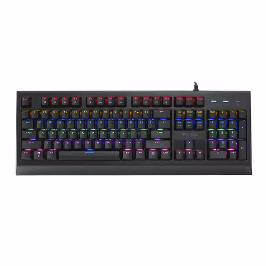 کیبورد مکانیکال گیمینگ رپو V520S Blue Switch