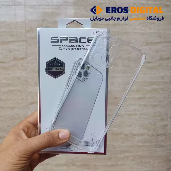 قاب شفاف Redmi note 10 4G مدل Space Collection محافظ لنز دار