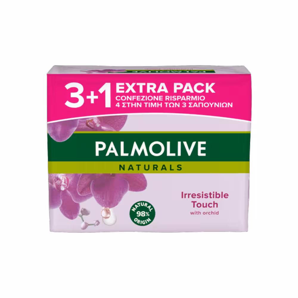 صابون پالمولیو 4 عددی رایحه ارکیده 900 گرمی
