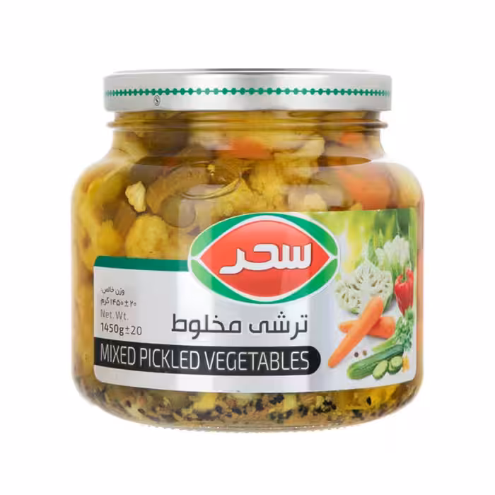 ترشی مخلوط سحر 1450 گرمی