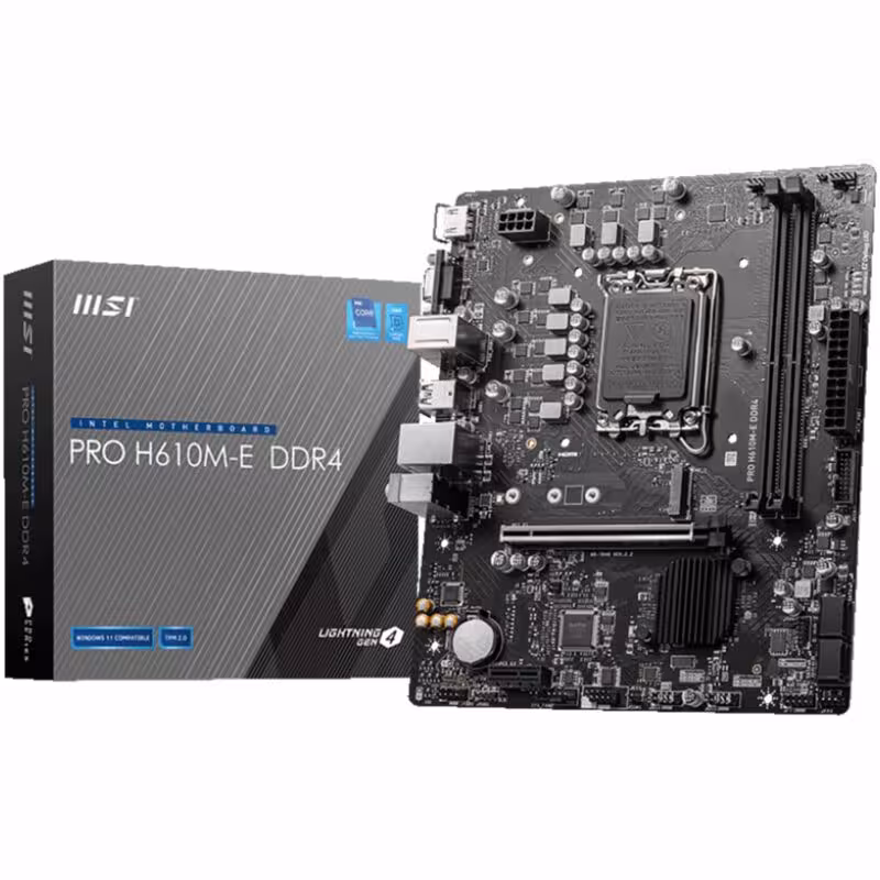مادربرد ام اس آی مدل MSI PRO H610M-E DDR5