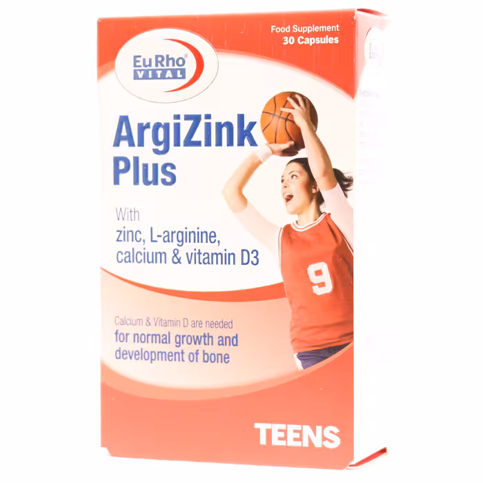 کپسول آرژی زینک پلاس یوروویتال 30 عددی