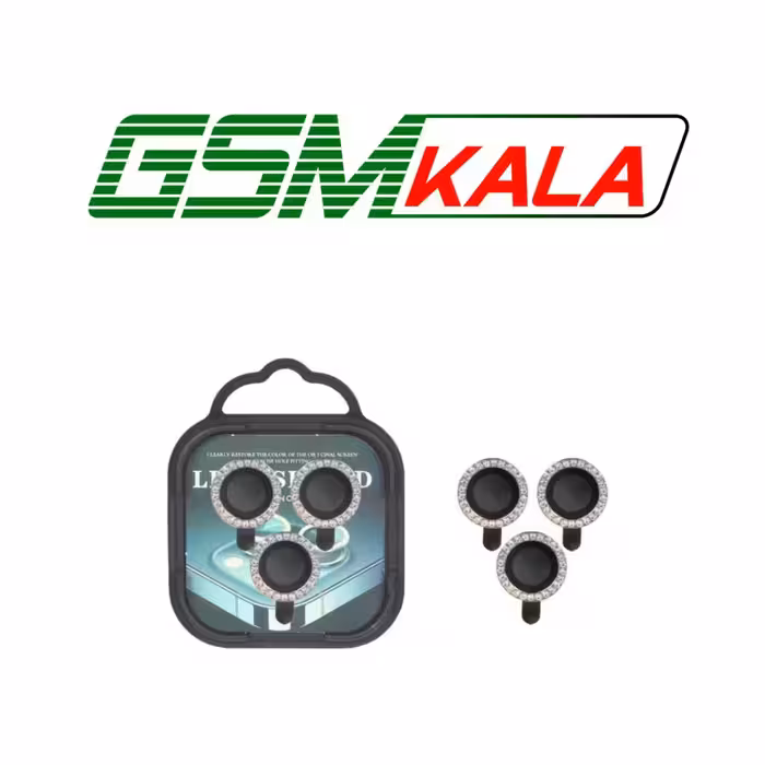 محافظ لنز رینگی نگین دار سوارسکی Samsung Galaxy A55 - هفت رنگ