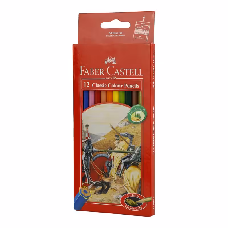 مداد رنگی 12 رنگ فابر کاستل Faber-Castell 115852