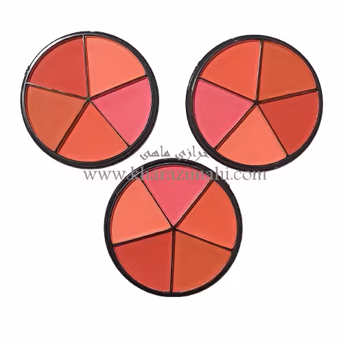 رژگونه پنج رنگ مات BLUSH