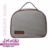 کیف آرایشی 7700 بونو رنگ راه راه مشکی