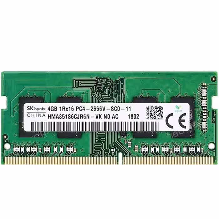 رم لپ تاپ DDR4 هاینیکس 4 گیگابایت با فرکانس 2666 مگاهرتز