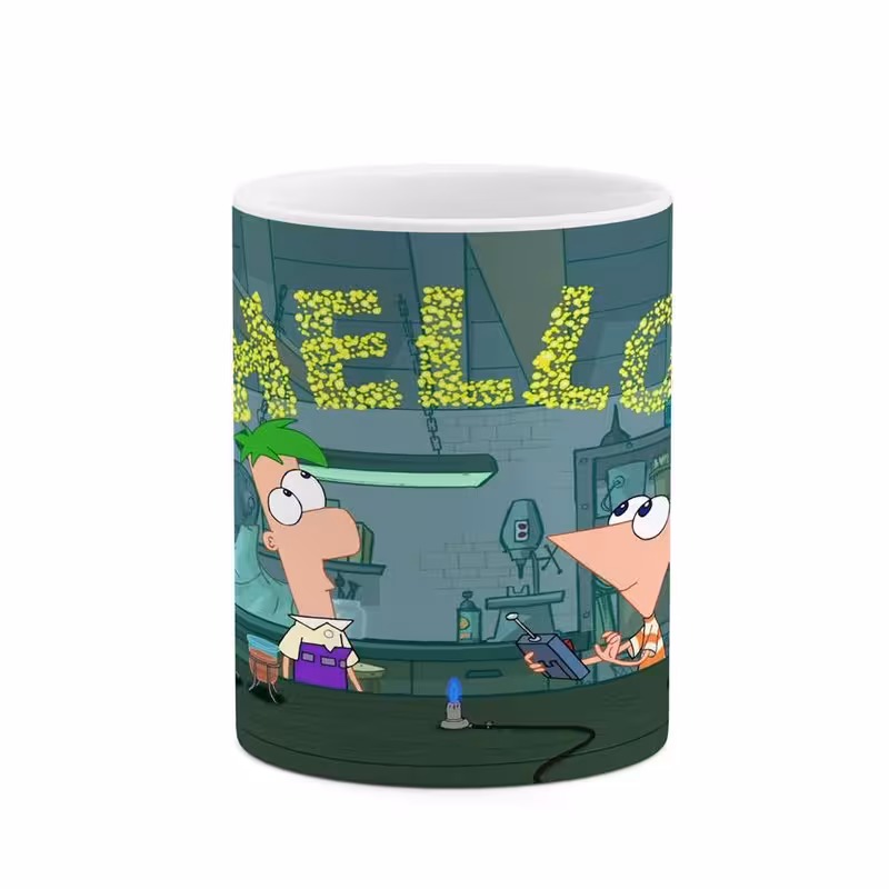 ماگ چیتوکالا مدل کارتون Phineas And Ferb کد mgh22918