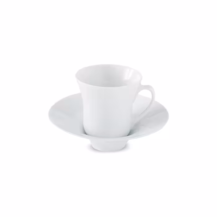 سرویس چینی 12 پارچه چای خوری سفید