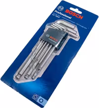 ست 9 عددی آچار آلن بوش مدل 1600A01TH5