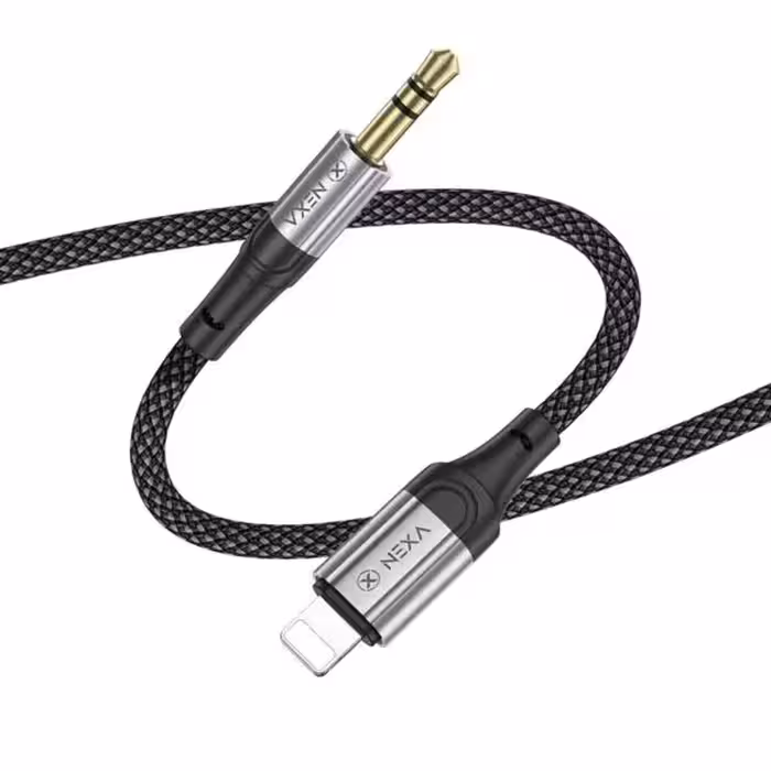 کابل نکسا مدلLX3 جک3.5 میلیمتر به لایتنینگ
