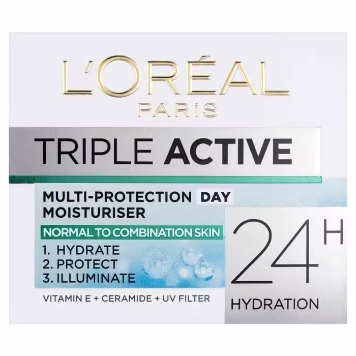 ژل کرم آبرسان روز لورآل مدل TRIPLE ACTIVE حجم 50 میل