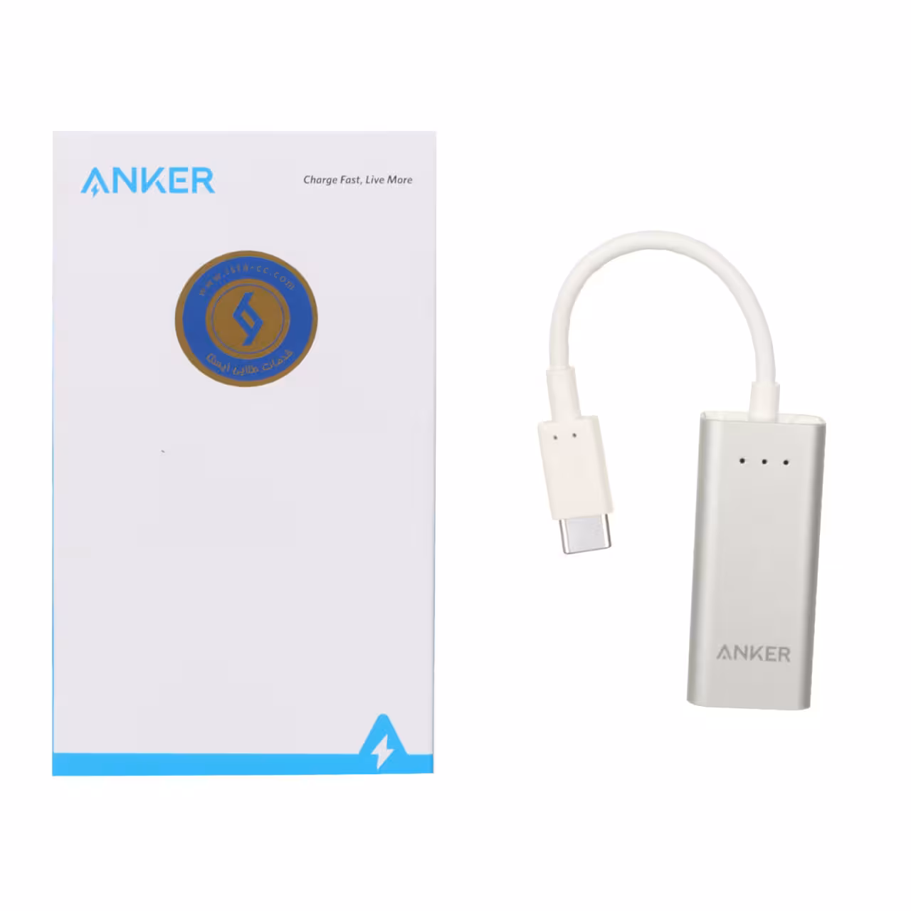 تبدیل ANKER TYPE-C to Ethernet مدل A8341 - خاکستری