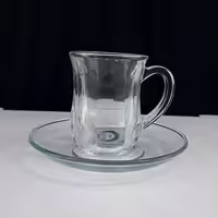 فنجان نعلبکی  مدل دیم HB  بسته 6 عددی ارسال رایگان