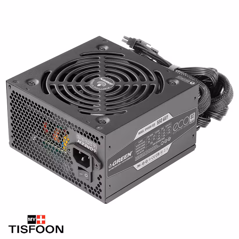 منبع تغذیه کامپیوتر گرین مدل GP550A-ECO