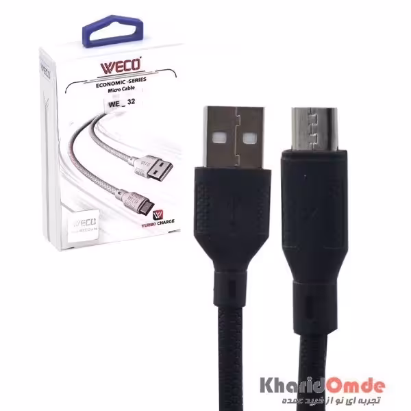 کابل شارژ میکرو Weco (پس کرایه)