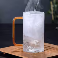 لیوان دسته رنگی پیرکس برند Paci