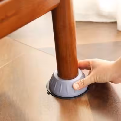 لرزه گیر ماشین لباسشویی سفید 4 عددی