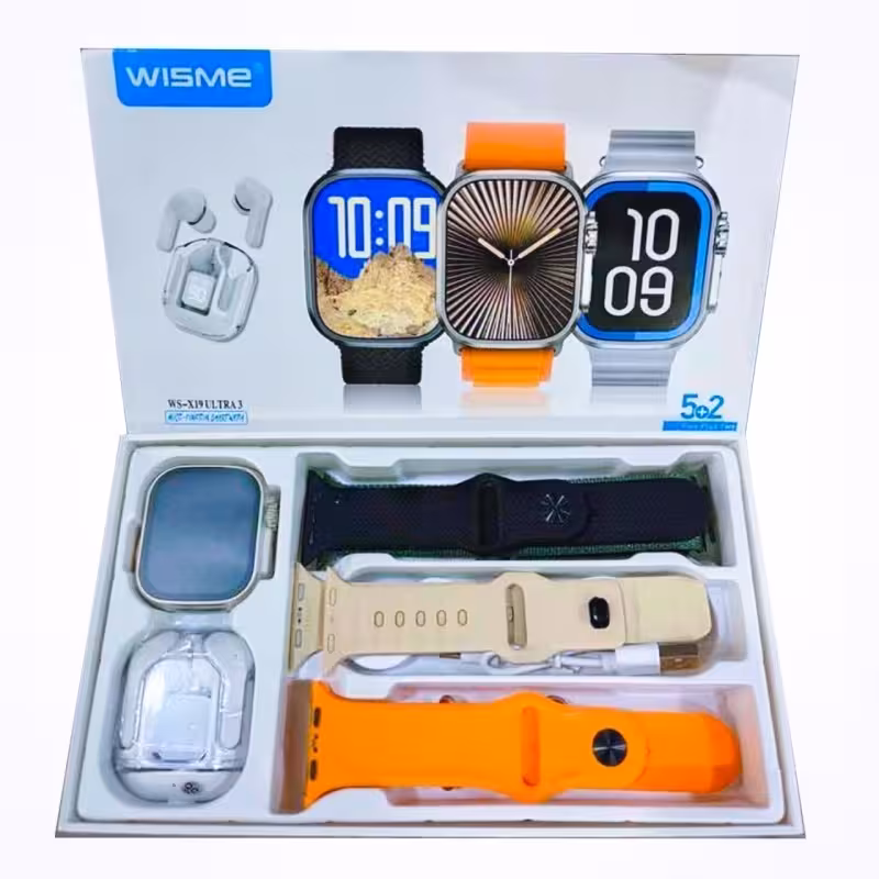 ساعت هوشمند اپل مدل WS-F15 به همراه ایرپاد کد M10436