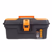 جعبه ابزار 13 اینچ مانو قفل پلاستیکی به همراه اورگانایزر کد MGP13