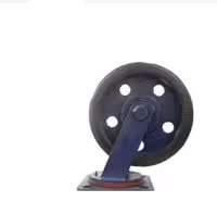 چرخ پاترولی سنگین فشار قوی روکش لاستیکی گردان سایز ( 25)