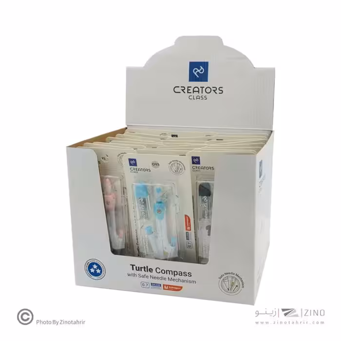 پرگار اتودی همراه با یدک و پاکن سری ترتل سیکلاس کدCCTSSC7=TURTLE