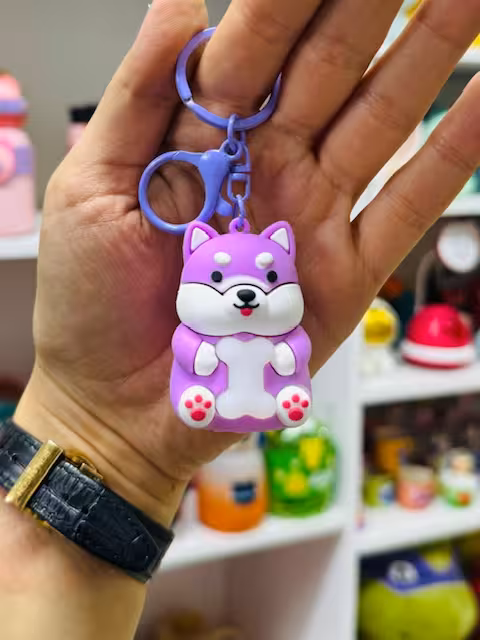 جاکلیدی چراغدار طرح سگ 3