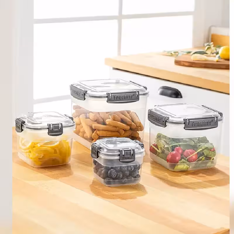 ست بانکه مربعی کوتاه ضدنشتی فرش لایف ترکیه 4 سایز مدل Classy کد D-44804