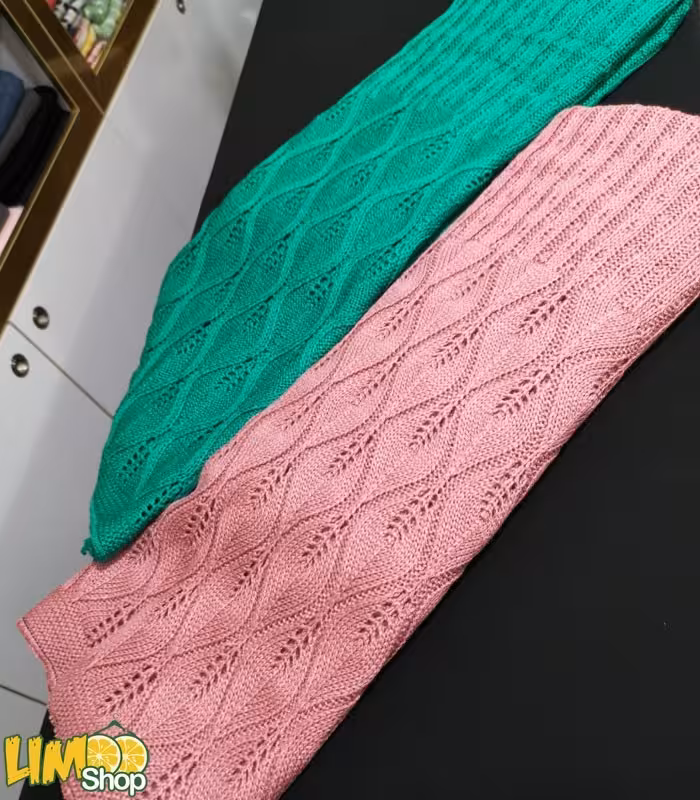 شال بافت ساده کد 641