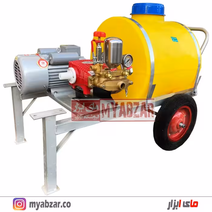سمپاش فرغونی 100 لیتری برقی-الکتروموتور 3 اسب 3000 دور تکفاز
