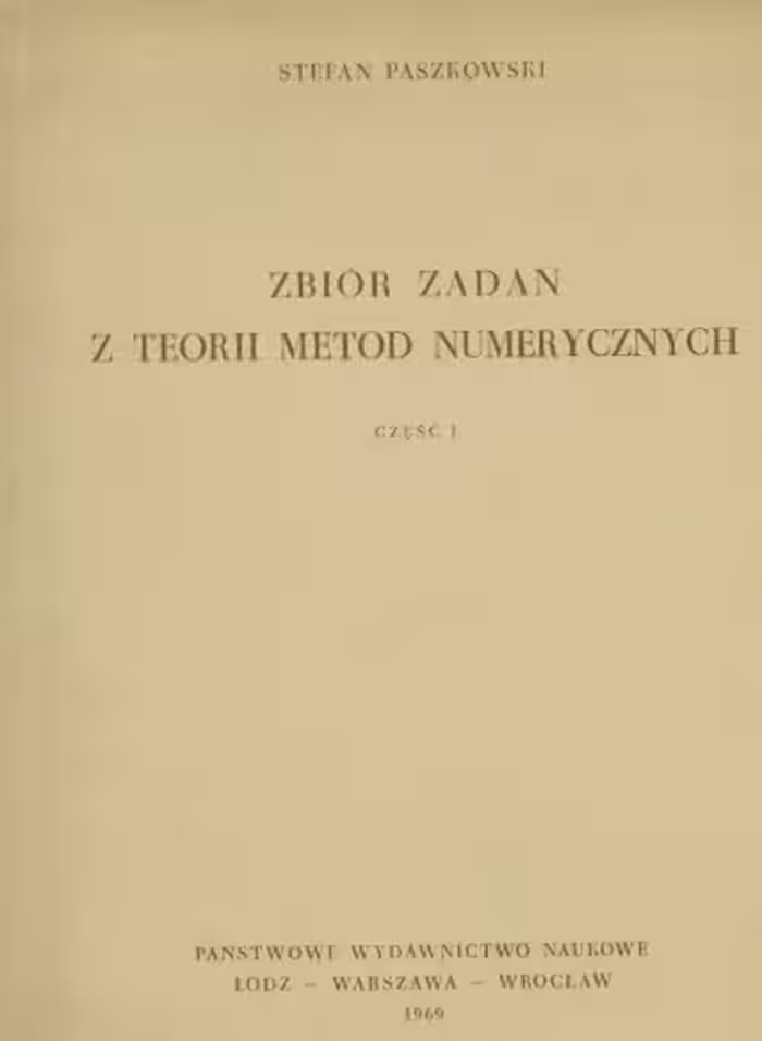 خرید و دانلود نسخه کامل کتاب Zbiór zadań z teorii metod numerycznych