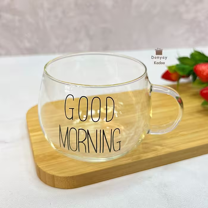 ماگ پیرکس طرح گود مورنینگ