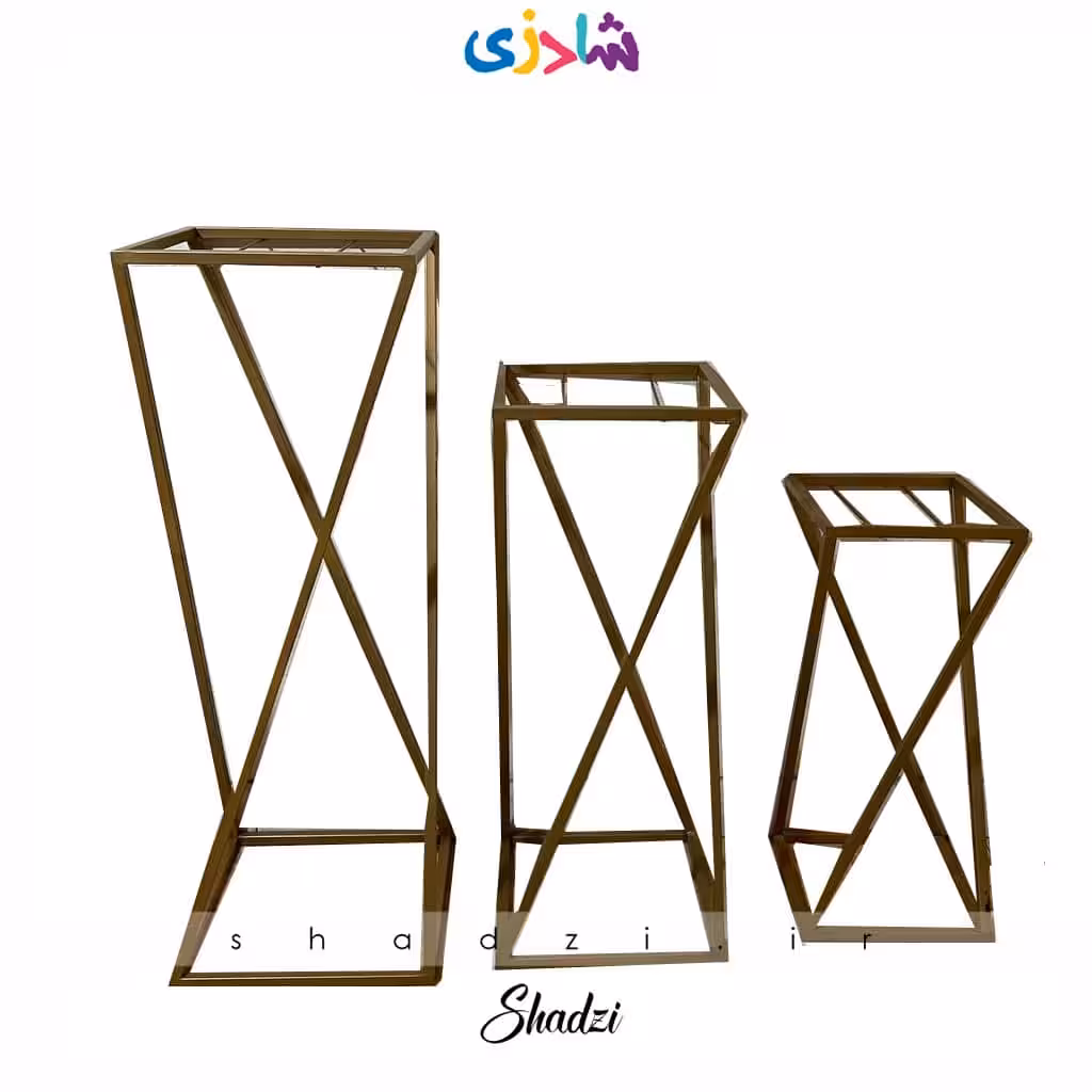 اجاره میز سه تکه طلایی