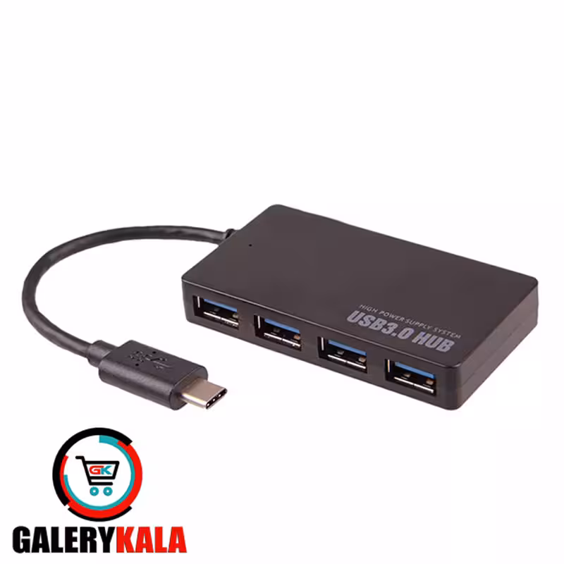 هاب 4 پورت USB-C 3.1 مدل Ultra Thin Design