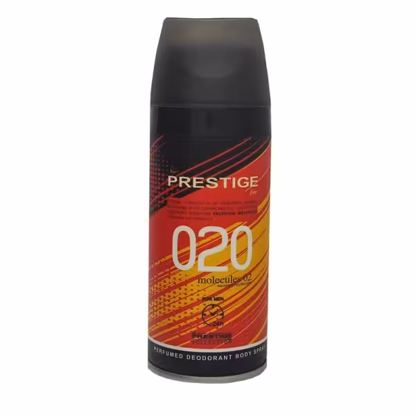 اسپری خوشبو کننده بدن مردانه پرستیژ  مدل Molecules 020 حجم 150 میلی لیتر