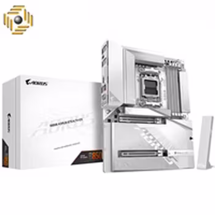 مادربرد گیگابایت مدل B850 AORUS STEALTH ICE