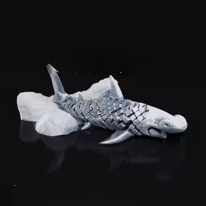 مدل سه بعدی کوسه کله چکشی (stl)