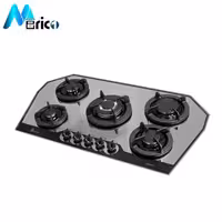 گاز رومیزی اخوان کد G30 پنج شعله شیشه آیینه ای