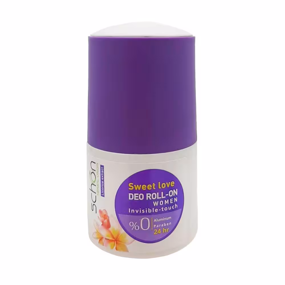 مام رول ضدتعریق بدون آلومینیوم شون Schon Sweet Loveحجم50میلی لیتر