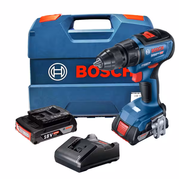 دریل شارژی چکشی 18 ولت بوش GSB 18 V 50 موتور براشلس BOSCH